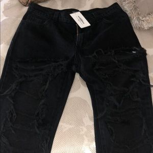 Size 5 Gia Monae boyfriend cut jeans